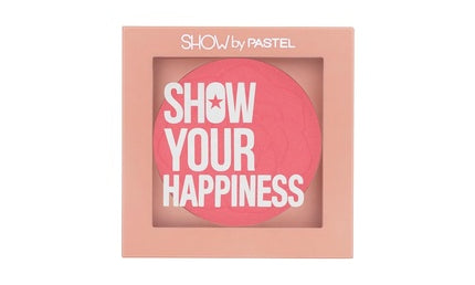 Pastel Show Your Happiness Blush Vibrant Pink Tone Embossed Powder