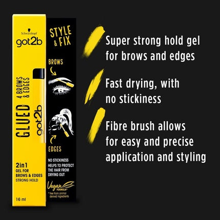 Got2b Glued for Brows & Edges Gel 16ml