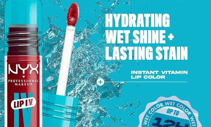 NYX Lip IV Hydrating Gloss Stain Drippin' In Rose 5 ml