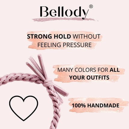 Bellody Hair Ties - Stylish Braided Hair Ties, Strong Hold
