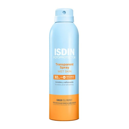 ISDIN Wet Skin Transparent Spray SPF30 Sonnencreme 250ml