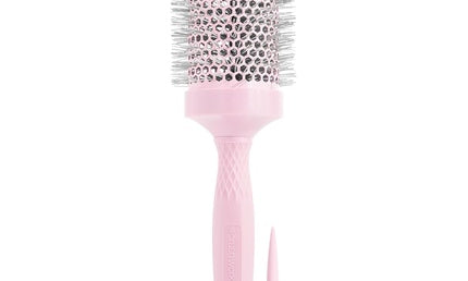 Brushworks Radial Vent Brush Large Pink Round Brush