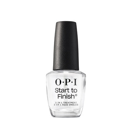 OPI Start to Finish 3in1 Treatment – Base Coat & Top Coat 15ml, Vegan