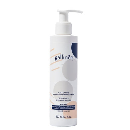 Gallinée Body Milk - Natürliche Feuchtigkeitspflege mit Milchsäure, 200 ml
