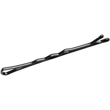 Eurostil Sabrina Ball Pointed Hair Grips Waved Black 48mm