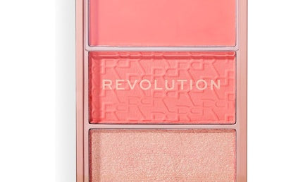 Revolution Beauty Blush Icon Palette Authentic Peach 3 Farben 10 g