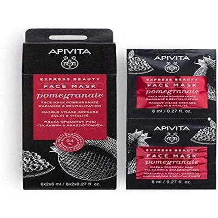 Homehot Apivita Express Beauty Revitalizing Facial Mask – Granatapfel