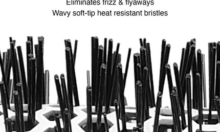 Olivia Garden Ceramic + Ion Round Bürste CI-45 Keramik 1,75 Zoll Weiß/Grau