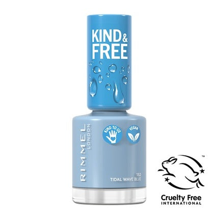 Rimmel Kind & Free Nail Polish Tidal Wave Blue 8ml