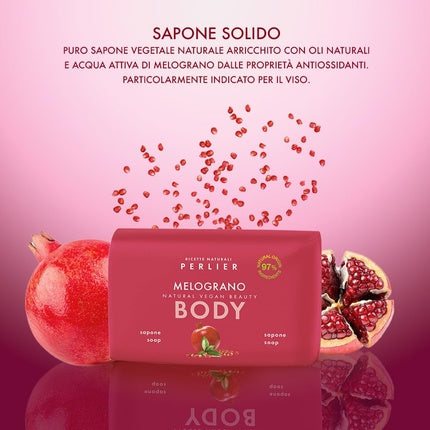 Perlier Granatapfel Feste Seife Rosa 125 g