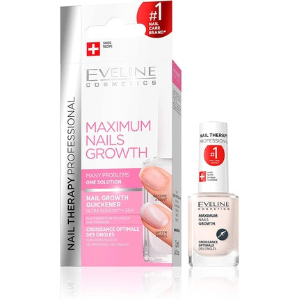 Eveline Cosmetics Nail Therapy Maximum Growth Strengthening Nail Hardener Serum 12ml