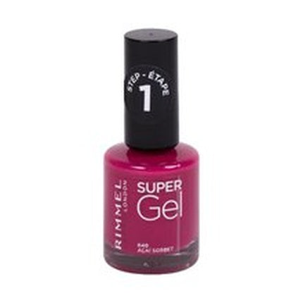Rimmel London Super Gel Nagellack - 075 Amber Glow, glänzend & langlebig