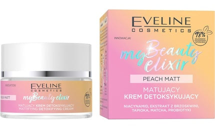 Eveline Cosmetics My Beauty Elixir Matte Detoxifying Face Cream with Matcha