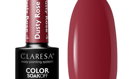 Claresa Soak Off UV/LED Dusty Rose Hybrid Gel Polish 004 5g