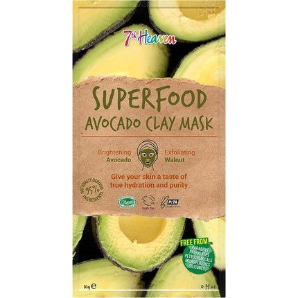 7th Heaven Avocado Clay Mask – Brightening & Exfoliating