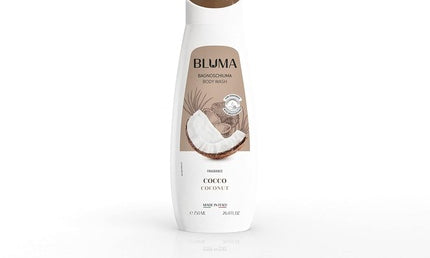BLUMA Seife & Lotion Dispenser – Kokos, Weiß, 750 ml
