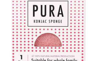 Sister Young Pura Konjac Sponge Pink Facial Cleansing Sponge