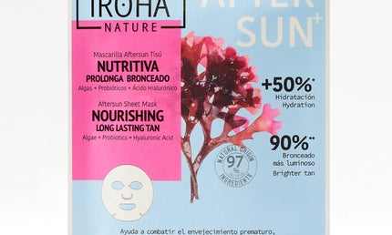 Iroha Nature Aftersun Face Mask – Algen, Probiotics, Hyaluronic Acid – Anti-Aging 25 ml