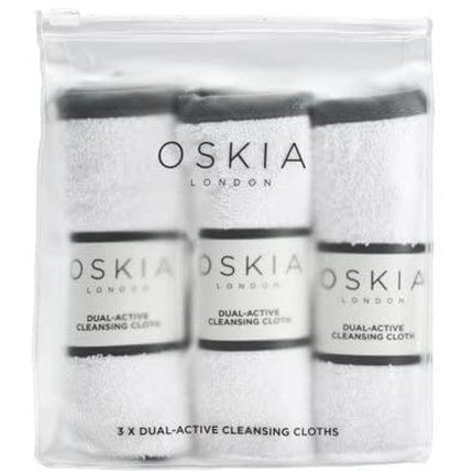Oskia Dual Active Cleansing Cloths Schwarz Make-up Entferner