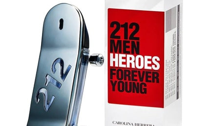 Carolina Herrera 212 Men Heroes Forever Young Eau de Toilette, Aloe Vera, Aromatherapie, 50 ml