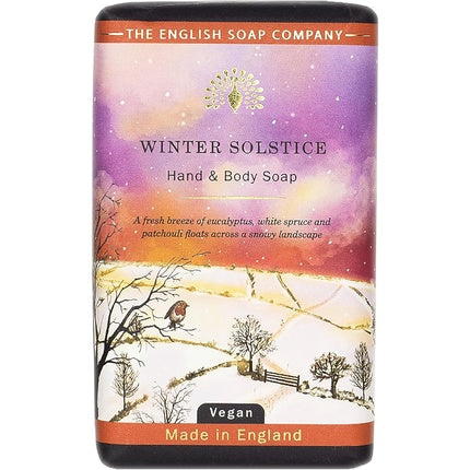 The English Soap Company Winter Solstice Scented Hand and Body Soap Bar
