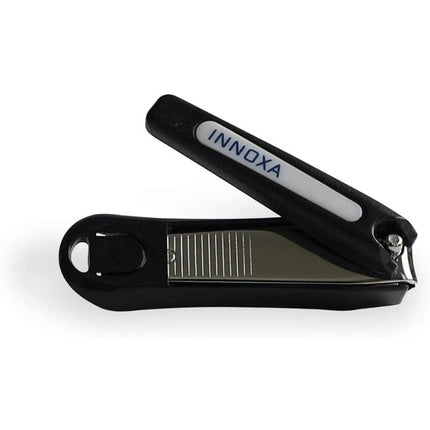 Innoxa Expert Black Carbon Nail Clippers & File 6.5 cm