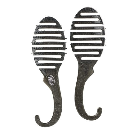 Wet Brush Detangling Shower Haarbürste Schwarz Glitter