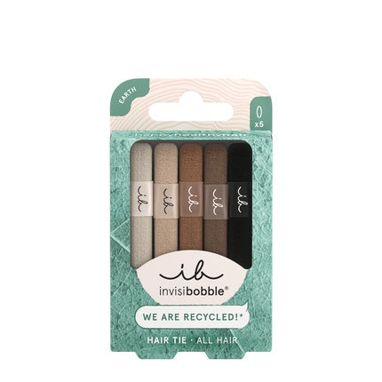 Invisibobble Mocha Brown Hair Elastics Anti-Frizz