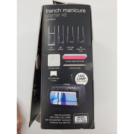 Sensationail Gel Nagellack Starter Kit Sheer Pink mit LED Lampe