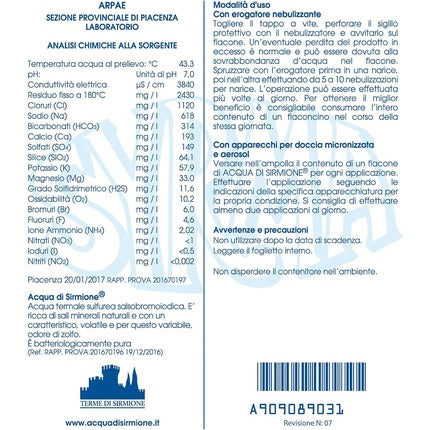 Acqua di Sirmione Salsobromoiodisches Thermalwasser Eye Drops 900 ml