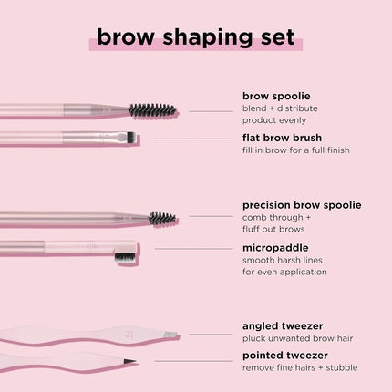 Real Techniques Brow Shaping Rose – Augenbrauen-Tools