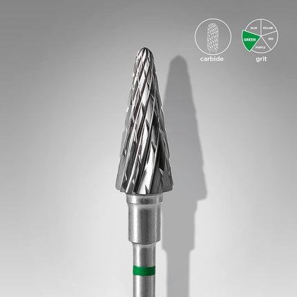 Staleks Cone Green Carbide Nail Drill Bit – Frustum 6/14mm
