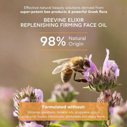 Apivita Beevine Elixir Replenishing Firming Face Oil mit Propolis & Traubenkernöl