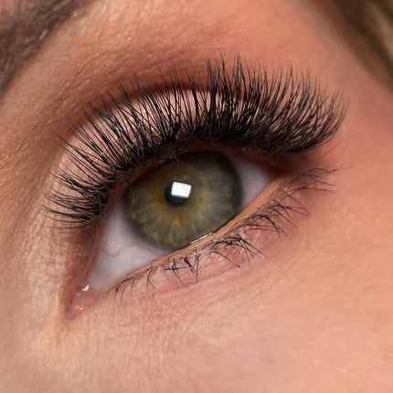 Clavier Künstliche Wimpern in Büscheln Du2o Double Volume 11 mm Seide Schwarz