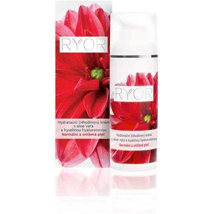 Ryor 24-Stunden-Feuchtigkeitscreme mit Aloe Vera und Hyaluronsäure 50 ml