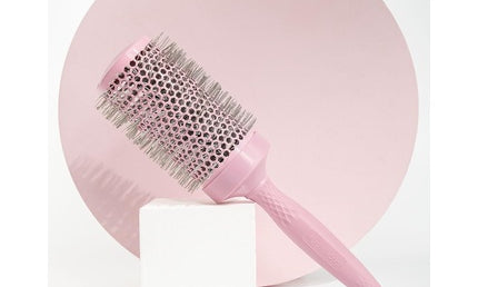 Brushworks Radial Vent Brush Large Pink Round Brush