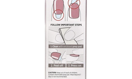 KISS imPRESS Color Gel-Nagelset - Kurze Länge, Champagne Pink, Glänzend