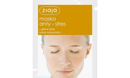 Ziaja Anti-Stress Maske Gelbe Tonerde 7 ml