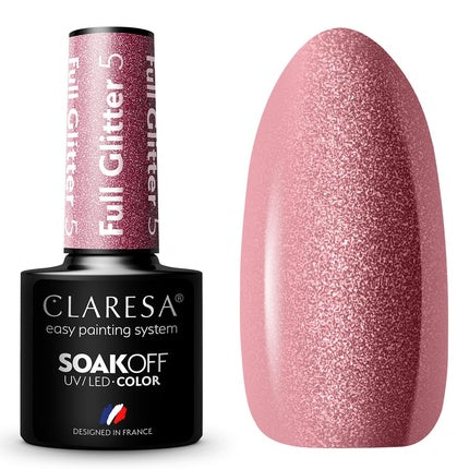 Claresa Full Glitter UV Nagellack 5ml