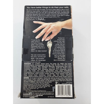 Sensationail Gel Nagellack Starter Kit Sheer Pink mit LED Lampe